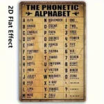 CIFbuy Vintage Alphabet Wooden Wall Decor Aviation Theme Airplane Poster For Home Bedroom Room (TikTok, temu pick-up service) - Image 5
