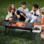 Portable BBQ Griddle, Foldable Kabob Barbecue for Outdoor Hibachi BBQ Lamb Skewer Camping Barbecue Grill in Garden Backyard Party Picnic Travel No shipments on weekends - Image 9
