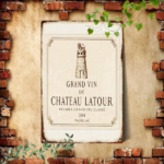 CIFbuy Retro Chateau Latour Wine Metal Sign 8x12in, Lion Lighthouse Tin Wall Art, Classic 2D Flat Home Bar Decor MeikTok, MeikTok, Self-geckup Logiopor - Image 8