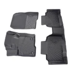 2nd Row Floor Liners+Rear Floor Mat Kit fit for Ford Edge 2015-2025 Rubber TPE