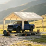 10 x 20 ft Carport Replacement Canopy Cover, Heavy-Duty Waterproof Garage Top Tarp with Ball Bungees (Frame Not Included) - Image 8
