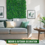 12 Pcs 24x16inch Artificial Grass Wall Panels, Decorative Boxwood Grass Backdrop for Outdoor Garden Fence - Image 6