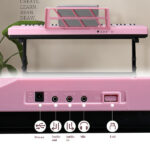 [Do Not Sell on Amazon]GEP-110 61 Key Keyboard with Piano Stand, Piano Bench, Built In Speakers, Headphone, Microphone, Music Rest, LED Screen, 3 Teaching Modes for Beginners - Image 3