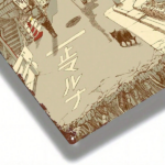 CIFbuy 1pc Japanese Street Scene Metal Sign, 8x12 Inch Iron Plate Wall Art, Durable 2D Flat Indoor Wall Plaque, Cozy Room Decor Accent TikTok, TikTok, Self-pickup Logiopics - Image 5