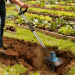 Cordless Tiller Cultivator,800W Electric Cordless Tiller Cultivator, 21V Battery Powered Soil Tiller with 6.69" Depth 8.66" Width, Handheld Garden Cultivator for Garden Yard Planting - Image 11