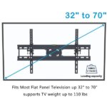 TMDS-204 32"-70" 110Lbs VESA600*400 Full Motion TV Wall Mount Tilt Range 0-15° - Image 20