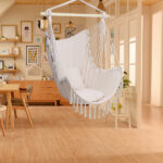 Pillow Tassel Hanging Chair Beige - Image 18