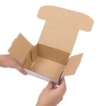 50 Corrugated Paper Boxes 6x4x3" 15.2*10*7.6cm White Outside and Yellow Inside - Image 9