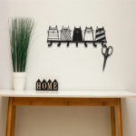 CIFbuy Top - Notch Cute Cat Decorative Hook. The 7 - Hooks Key Hook Rack That Transforms into a High - Quality Modern Wall - Mounted Coat Rack.Wall Sculptures.(TikTok/temu self-pickup orders) - Image 6
