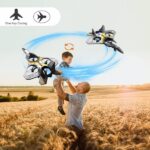 V17 Remote Control Plane 2.4Ghz Foam RC Airplanes Helicopter Quadcopter,Spinning Drone with Cool Light,Gifts for Kids Adults.Logistics is randomly sent by GOFO/UPS/USPS/FEDEX/Amazon Logistics. - Image 3