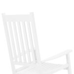 68.5*86*115CM Square Wooden Rocking Chair White - Image 10