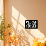 CIFbuy Vintage "Please Keep Gate Closed" Metal Sign, Rustic Iron Wall Decor For Home Farmhouse Garage, 7.8x11.8 Inch Durable Safety War TikTok, TikTok, Home Farmhouse Garage Self-pickup Logiopics - Image 6
