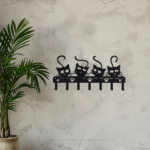 CIFbuy Creepy Black Cats Wall - Mounted Key Holder with 7 Hooks and Adorable Halloween Cat Designs - Ideal Spooky Home Decor.Utility Hooks-CIF BUY(TikTok/temu self-pickup orders) - Image 21