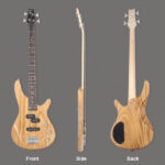 GIB Electric Bass Guitar Full Size 4 String Burlywood - Image 2