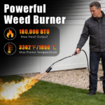 180,000 BTU Propane Torch Weed Burner with 10FT Hose, 3362℥ High Intensity Trigger Start Torch for Weeds, Ice Melting, Snow Removal, Paint Stripping, Asphalt Repair, Outdoor Cooking - Image 6