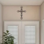 CIFbuy Metal Baked Paint Hollowed Cross Wall Art Christian Religious Home Decor (TikTok, temu pickup) - Image 4