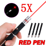 5 PCS Small Laser Pointer Pen 650nm Red Light Visible Beam 1mW For conference presentation(US Logistics only For USPS.TK/TMEU only For self-pickup) - Image 7