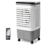 3 in 1 Portable Evaporative Cooler,720R,Indoor,Outdoor,461CFM Air Cooler with remote,Copper motor,5.28 Gal Water Tank & Scroll Casters, 4 Ice Packs,12H timer settings,Gray and White - Image 12