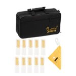 [Do Not Sell on Amazon] 17 Keys Flat B Black Clarinet with Two Mouthpieces Connector for Beginner Student - Image 29