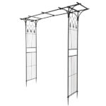 Flat Roof Wrought Iron Arches Plant Climbing Frame - Image 40