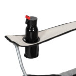 Medium Camping Chair Fishing Chair Folding Chair Black Gray - Image 11