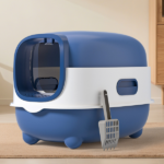 E Classic Blue Cat litter Box - Simple and Practical, Large Space, High Cost Effective Choice - Image 7