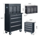 steel tool box black - Image 35
