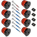 8X Silicone Body Mount Bushings and Cushion Bolts Kit Replacement for F-250 F-350 2008-2016 13848 - Image 5