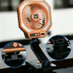 USB Rechargeable Camping Fan Portable Outdoor Foldable 3 Levels Tent Fan W/ LED Light (US Logistics For USPS/DHL/Fedex/UPS. No designated logistics accepted TK/TMEU only For self-pickup - Image 8