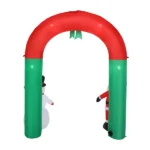 8ft with Santa Snowman 7 Lights Inflatable Festive Arch Decoration - Image 7