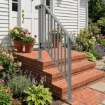 Silver Outdoor 3-Step Iron Handrail - Image 13