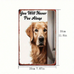 CIFbuy Golden Labrador Dog Metal Tin Sign 8x12 Inch" Vintage Waterproof Rustproof, Wall Art Home Bar Garage Club Decor 8x12 Inch ikTok, 8x12 Inch ikTok, t Self-pickup Logiopics - Image 2