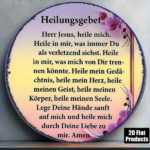 CIFbuy 1pc 8x8 Inch Round French Aluminum Sign, Vintage Healing Prayer Decorative Plaque, Religious Faith Wall Art For Living Room Stud TikTok, TikTok, Self-pickup Logiopics