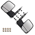 Left Right Side Mirror fit for Ford E-150/E-250 03-13 GM1321397 Power Black ABS - Image 6