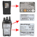 BF-88A 5W FRS Frequency Handheld Walkie Talkie Black (2pcs/Pair) - Image 32