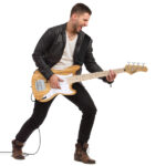 [Do Not Sell on Amazon] 4 String 30in Short Scale Thin Body GB Electric Bass Guitar with Bag Strap Connector Wrench Tool Burlywood - Image 12