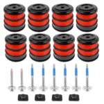 8X Silicone Body Mount Bushings and Cushion Bolts Kit Replacement for F-250 F-350 2008-2016 13848 - Image 7