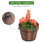 Outdoor Reinforced And Anticorrosive Wooden Pot Set Of Three(SAME AS 41101629) - Image 8