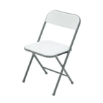 6 Pack Resin Folding Chair, White (Shipment from Walmart) - Image 4