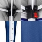 3 x 3m Two Doors & Two Windows Practical Waterproof Right-Angle Folding Tent Blue - Image 45