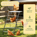 10 Pcs Chicken Coop Perches – with Adjustable Swing, Roosting Bars for Backyard Brooder & Farm Coop Upgrade - Image 5