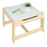 Children's Wooden Table And Chair Set With Two Storage Bags (One Table And Two Chairs) - Image 25