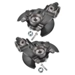 Pair Steering Knuckles Fit for Honda Civic EX-T Front Driver Passenger Side 686430/1 - Image 6