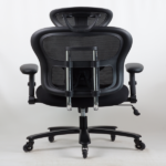 500LBS Big and Tall Office Chair Mesh Breathable, Gaming Chair with Adjustable Backrest Height & Headrest Angle & Adaptive Lumbar Lupport, Executive Computer Desk Chair with 2D Flip-Up Arms,Black. - Image 20