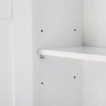Double Door Fork Toilet Cabinet White - Image 12