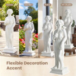 31.5" Greek Goddess Garden Statue, All-Weather MgO Outdoor Sculpture for Patio Lawn Yard Decor - Image 5