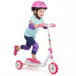3-Wheel Kids Scooter with LED Light-Up Wheels for Toddlers Ages 2+