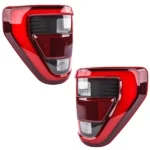 Pair Left & Right Side Rear LED Tail Lights Brake Lamp with Blind Spot Replacement for 2021-2013 Ford F-150 NL3Z13404E NL3Z13405E - Image 2