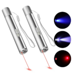 2PCS 3 in1 1mw USB Rechargeable Pet Toy Pen Flashlight Red laser Beam UV Light 3-Modes Lamp (US Logistics For USPS/DHL/Fedex/UPS. No designated logistics accepted TK/TMEU only For self-pickup - Image 16