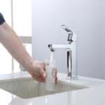 Chrome Single Hole Bathroom Faucet,Laundry Vanity Sink Faucet with Two 9/16" Hoses[Unable ship on weekends, TK/TEMU only for pickup, only TX10643 warehouse supports GOFO] - Image 13